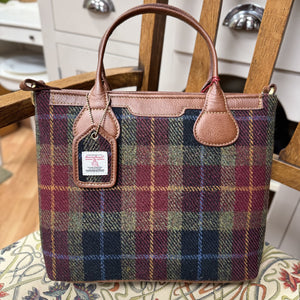 Josephine Harris Tweed & Leather Large Grab Bag