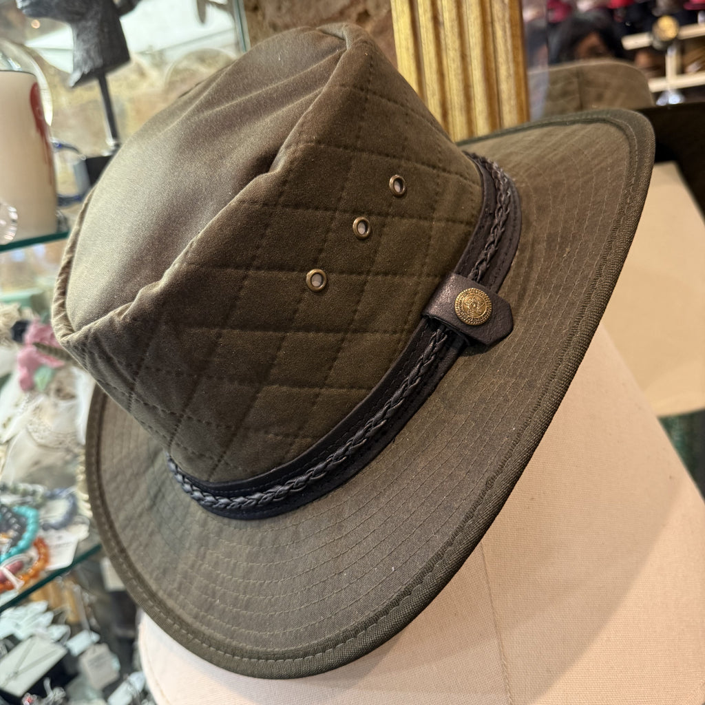 The Duke Waxed Quited Fedora Hat
