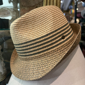 Charlie  Paper Straw Summer Trilby Hat