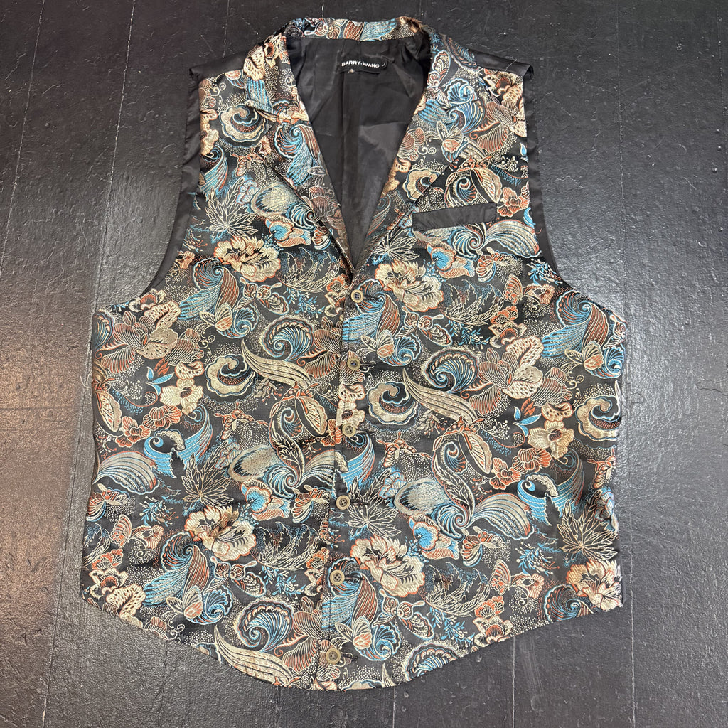 Waistcoat - Gold/Teal/Black (L)
