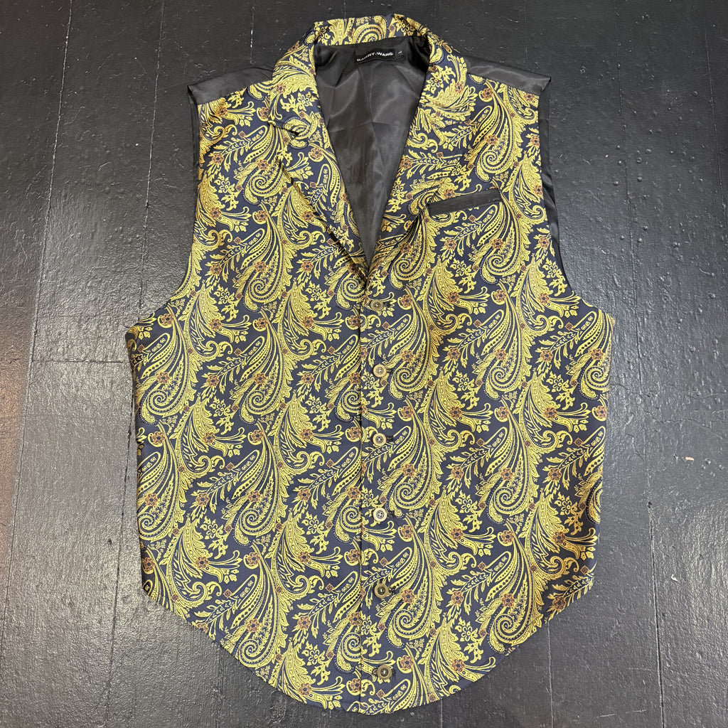 Waistcoat Black and Gold (L)