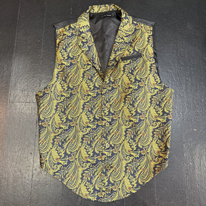 Waistcoat Black and Gold (L)