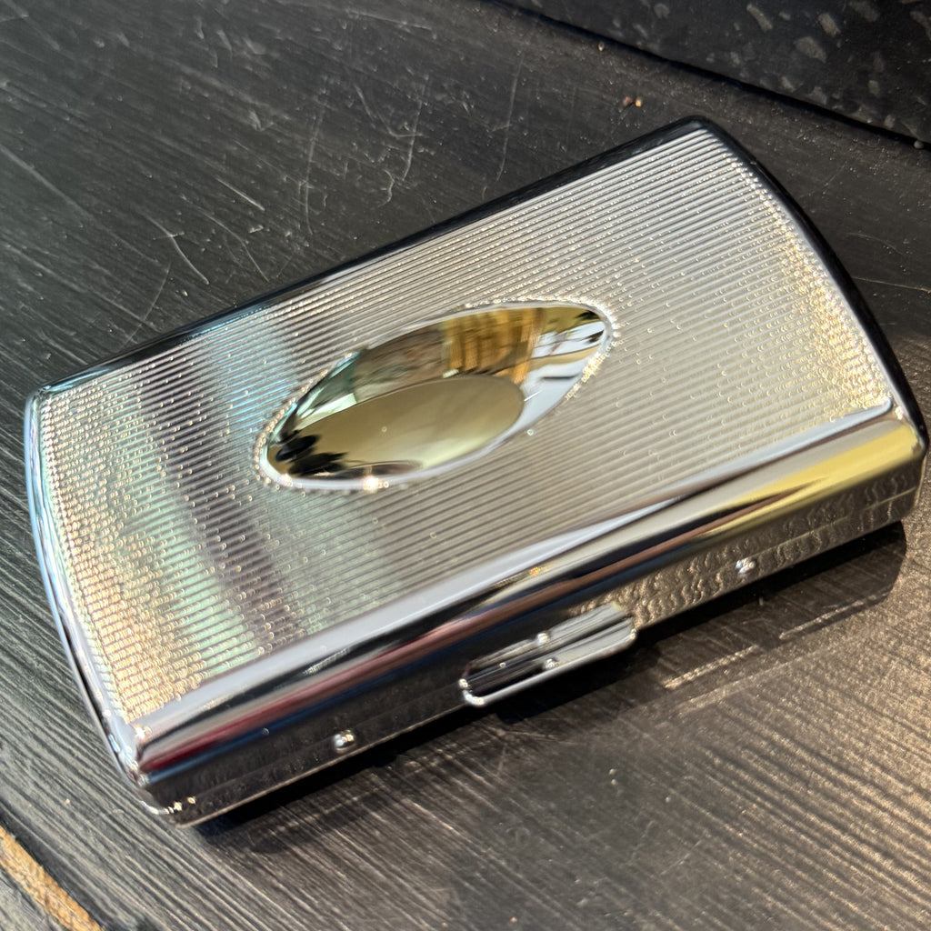 Polished Steel Cigarette Case (Engravable)