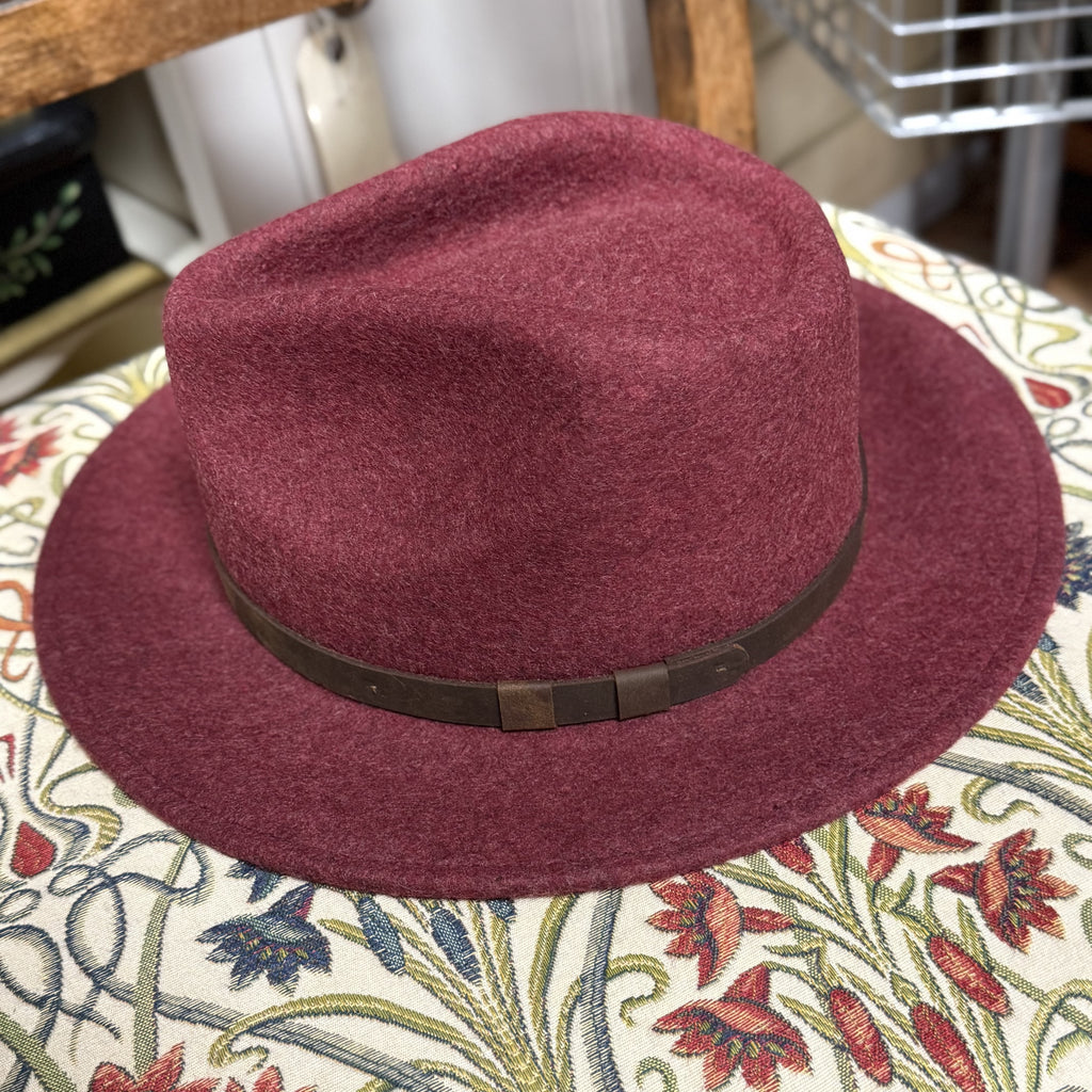 Lindsay Mixed Wool Fedora Hat