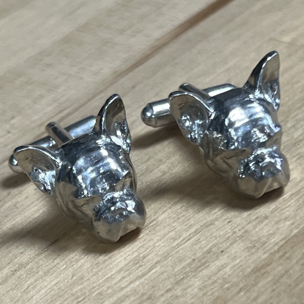 Cufflinks - French bull dog