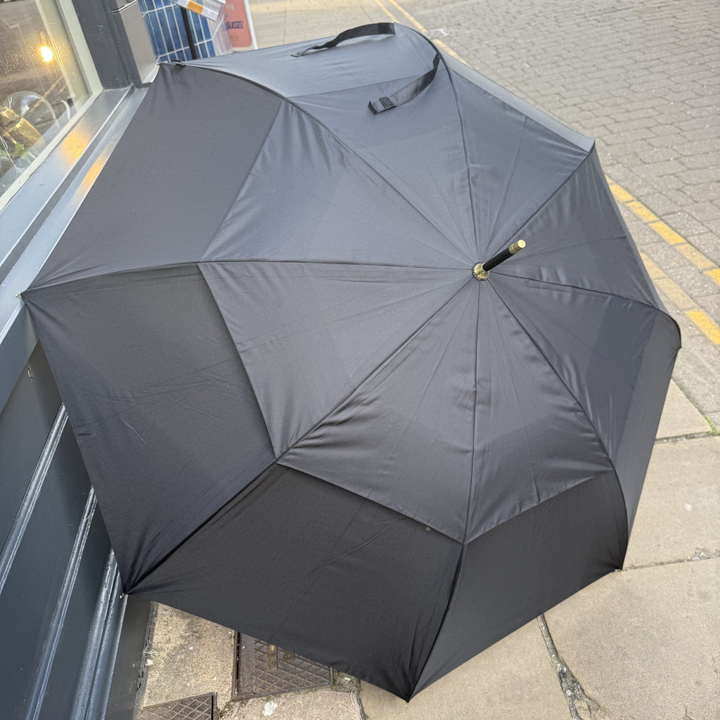 Gents Storm King Black Umbrella 120