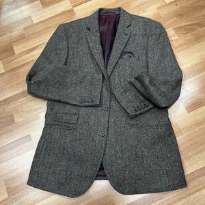 Yorkdale Brown Tweed Jacket (Large)