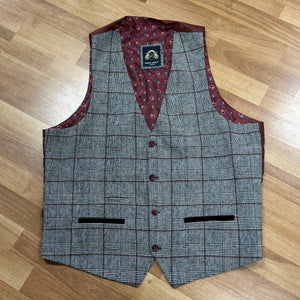 Tweed Check Waistcoat by Marc Darcy 46R