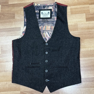 Brown Tweed Waistcoat by Spitalfields 38R