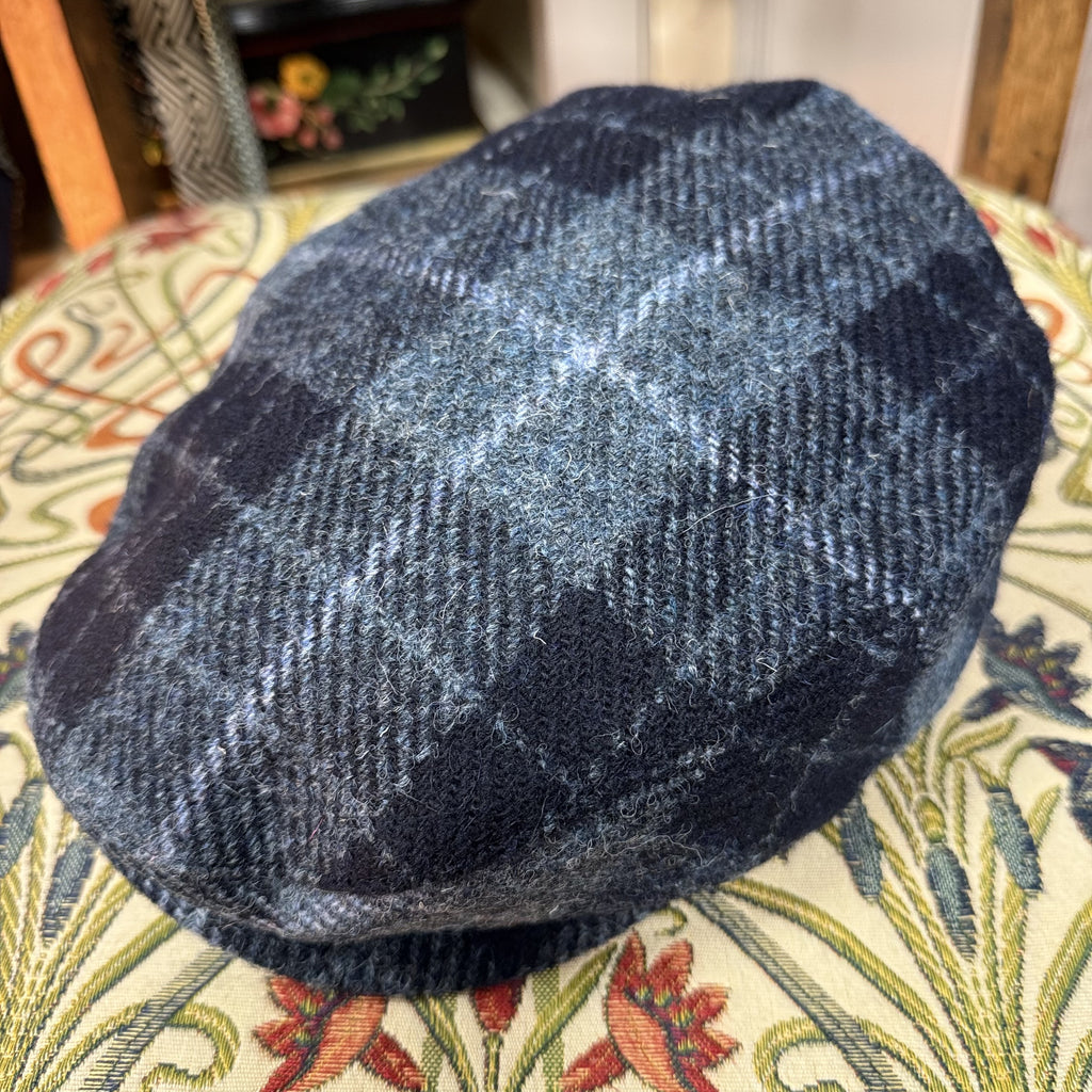 Benji Harris Tweed Wool Flat Cap