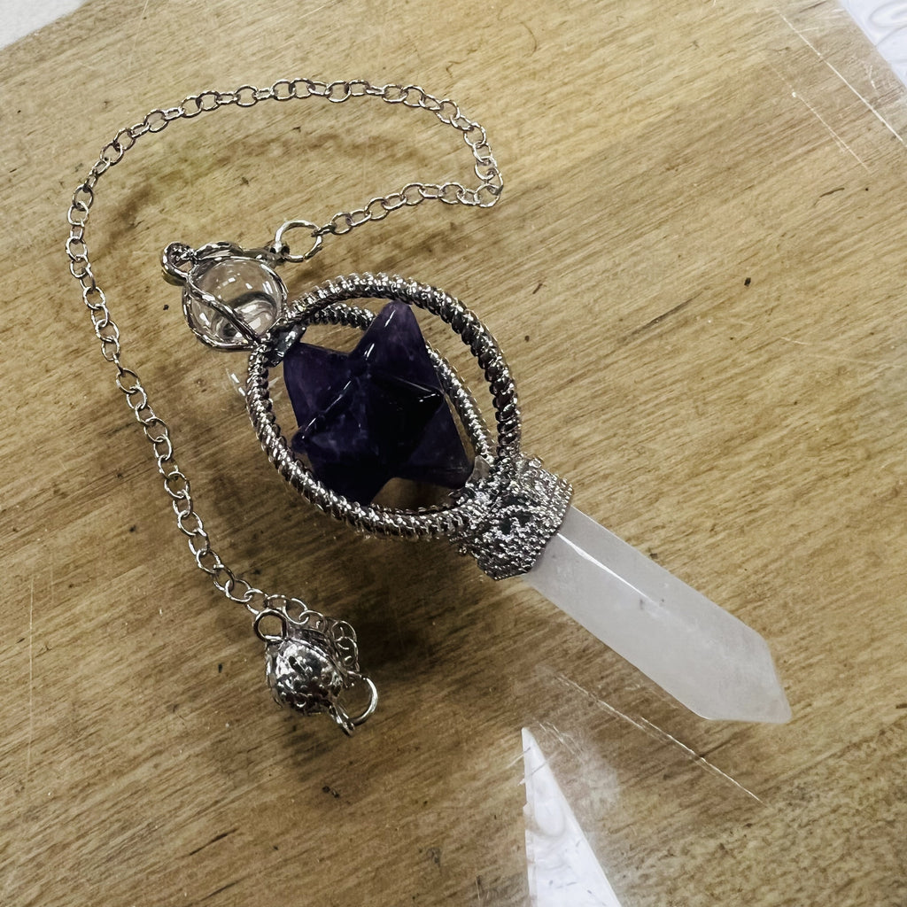 Pendulum - Amethyst/Quartz