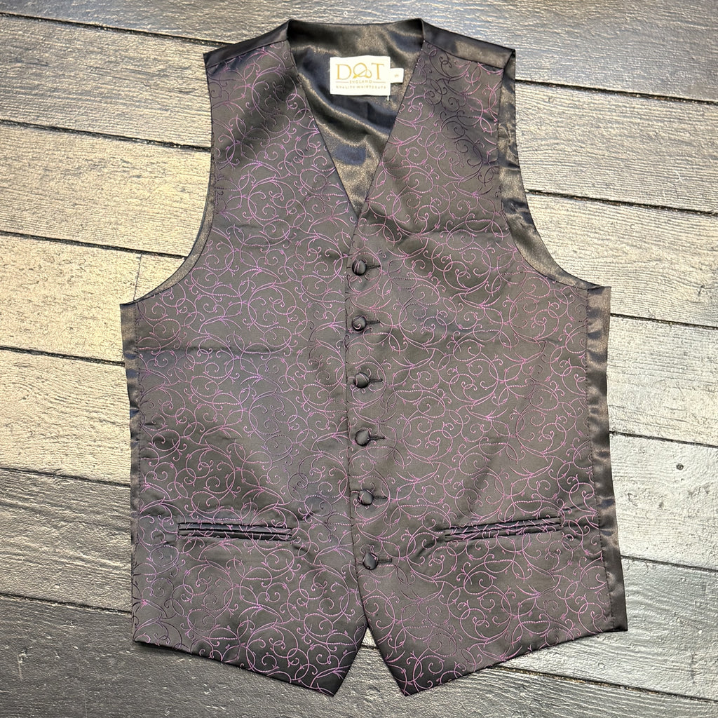 Black and Purple Waistcoat by DQT (Small)