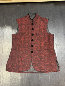 Handmade Mandarin Collar Waistcoat
