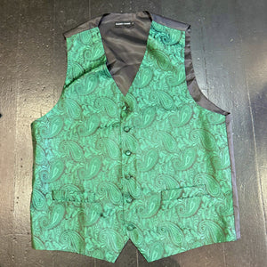Emerald & Green Waistcoat & Tie & Pocket Square