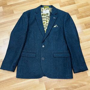 Spitalfields Blue/Black Jacket (42R)