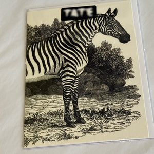 Card - Zebra