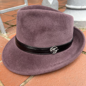 Sam Spade Lavender Fur Felt Trilby Hat