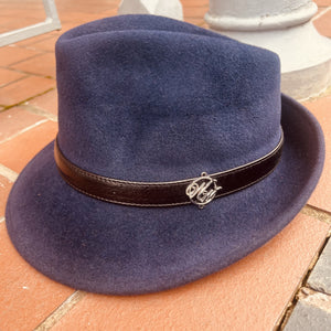 Sam Spade Midnight Blue Fur Felt Trilby