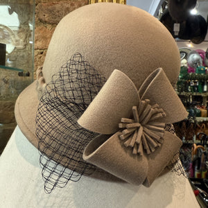 Cerys Wool Felt Cloche Hat