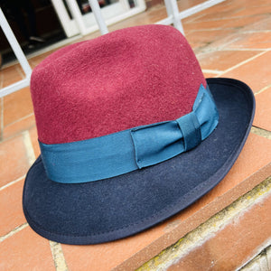 Three Colour Trilby Hat