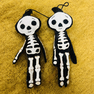 Handmade Rattle n’ Roll Skeleton Hangers