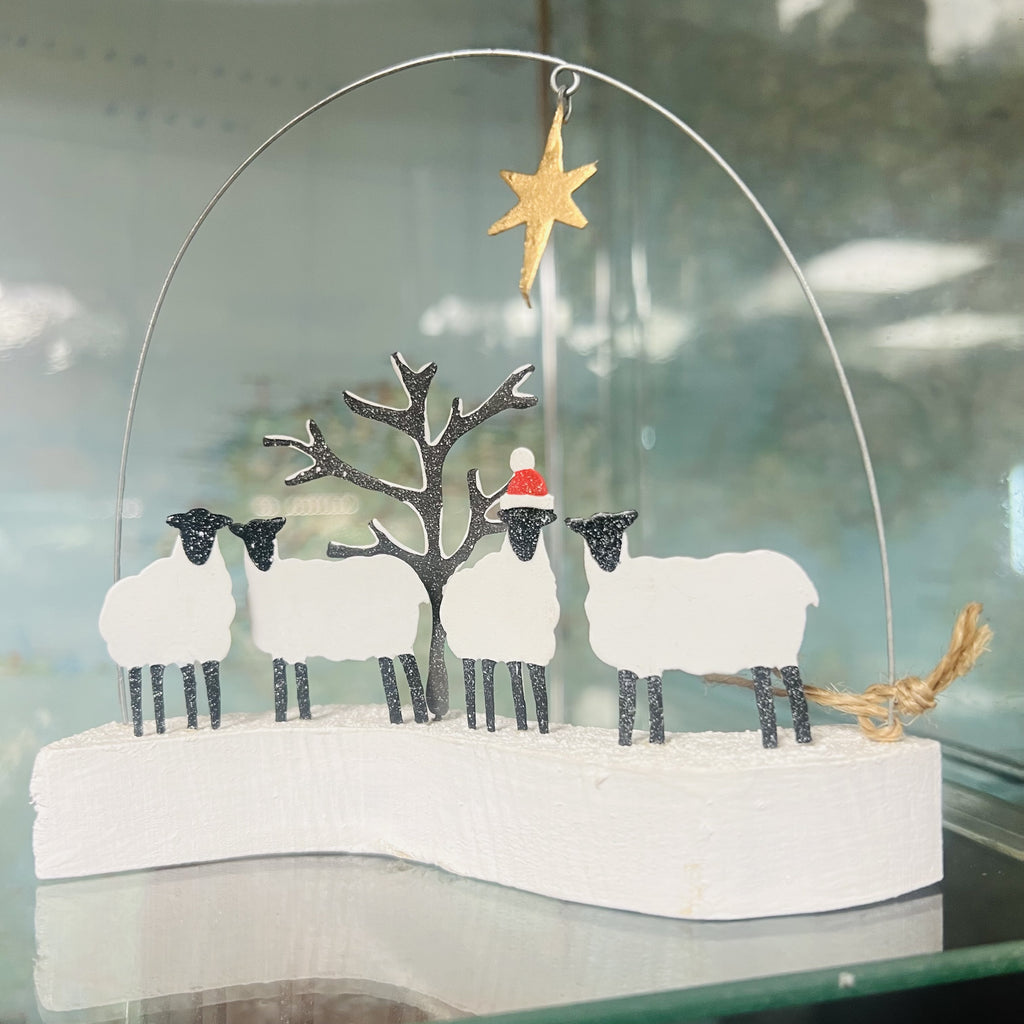 Christmas Winter Sheep Decoration