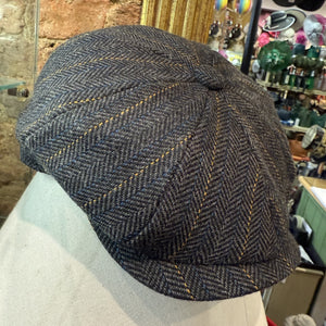Henry Wool Herringbone Baker Boy Cap