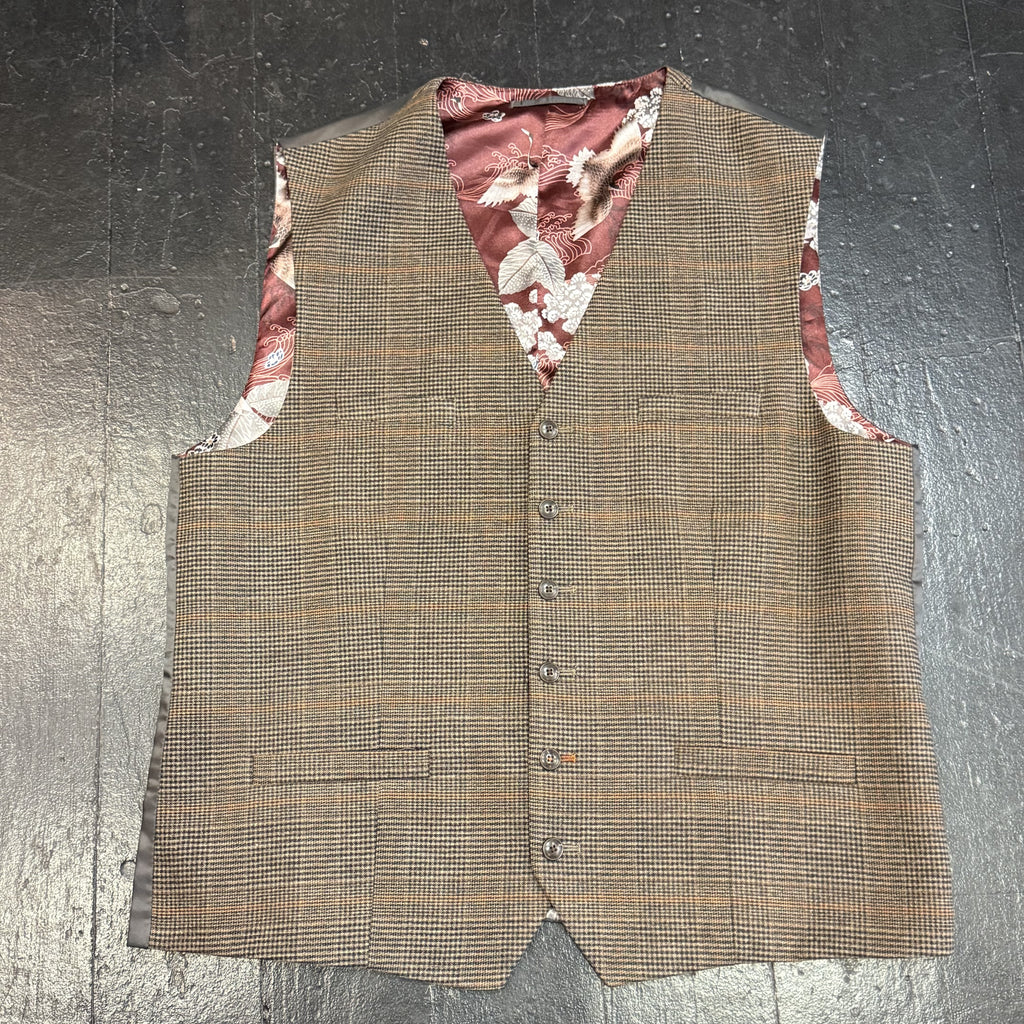 Brown Tweed Waistcoat by Next 44R