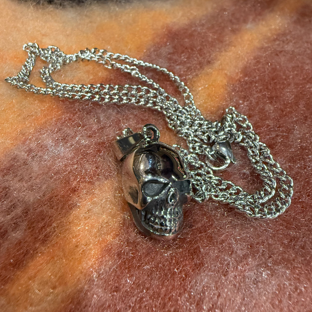 Miniature Skull Pendant On Chain