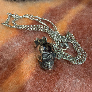 Miniature Skull Pendant On Chain