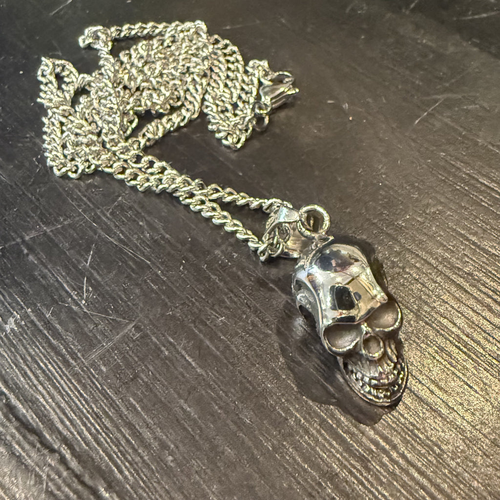 Small Skull Pendant on Chain
