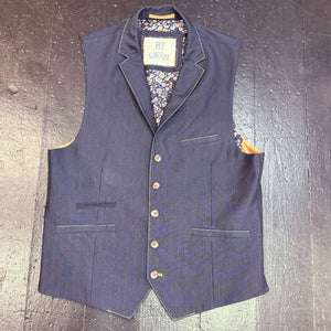 Navy Cavani Waistcoat 36R