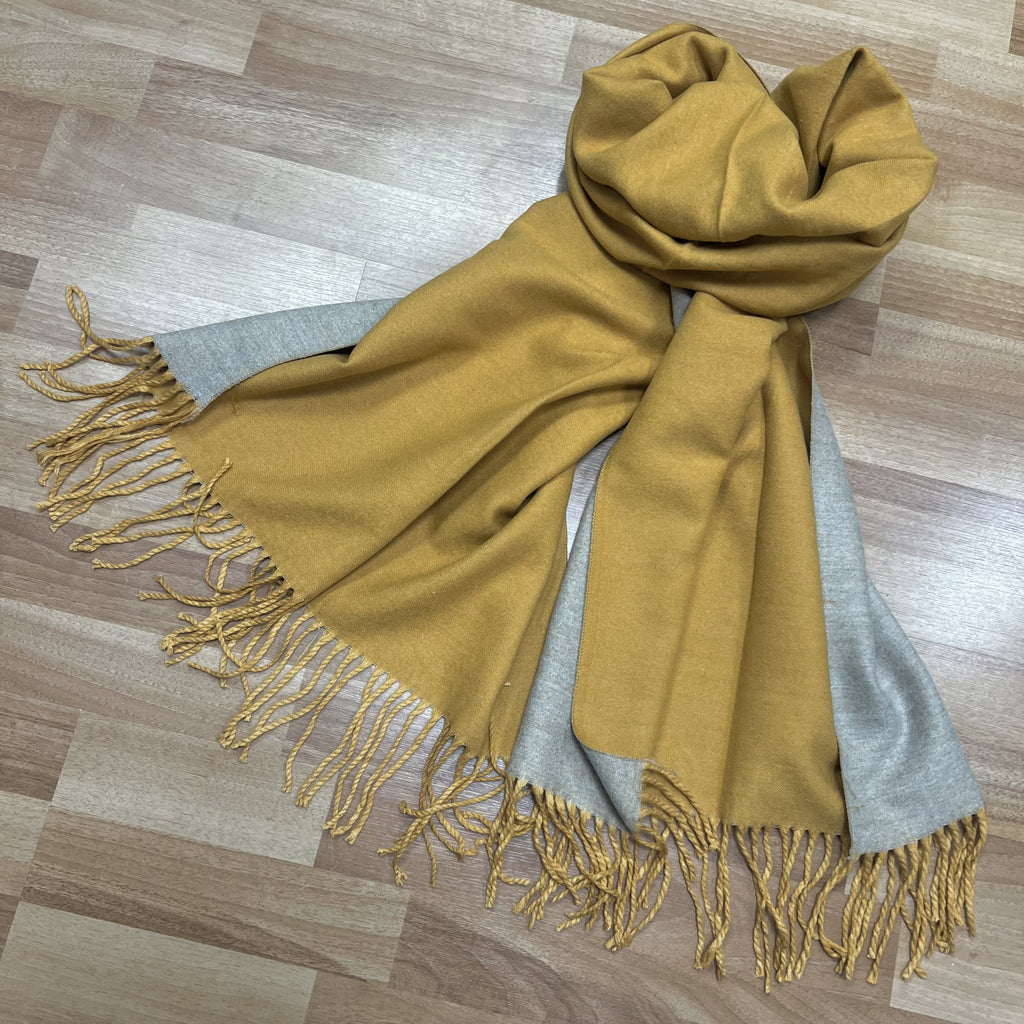 Lucy Cosy Fringed Reversible Pashmina Scarf