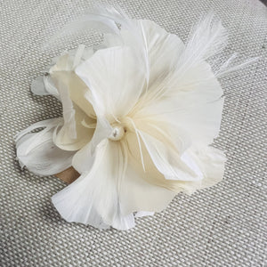 Alicia Feather Corsage