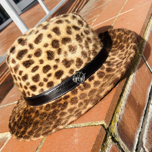 Christie’s Fur Felt Fedora - Animal Print