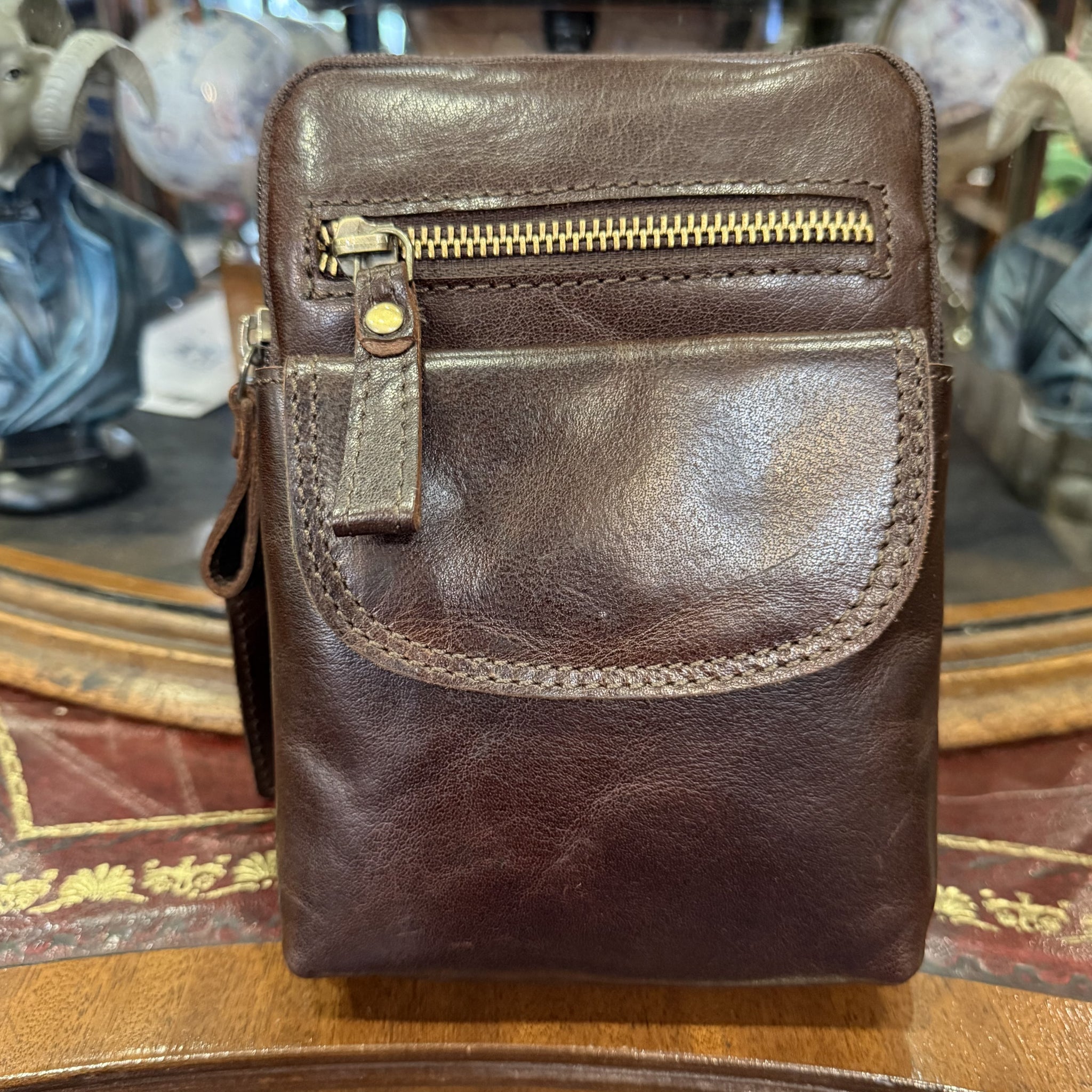 Rupert Leather Crossbody Bag