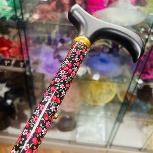 Classic Canes Floral Adjustable Walking Cane