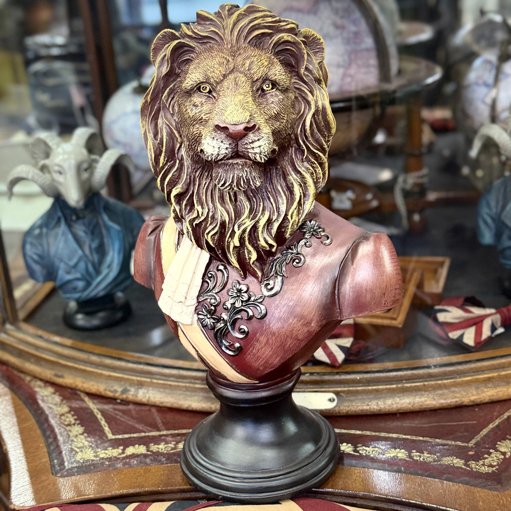 Regal Lion Bust