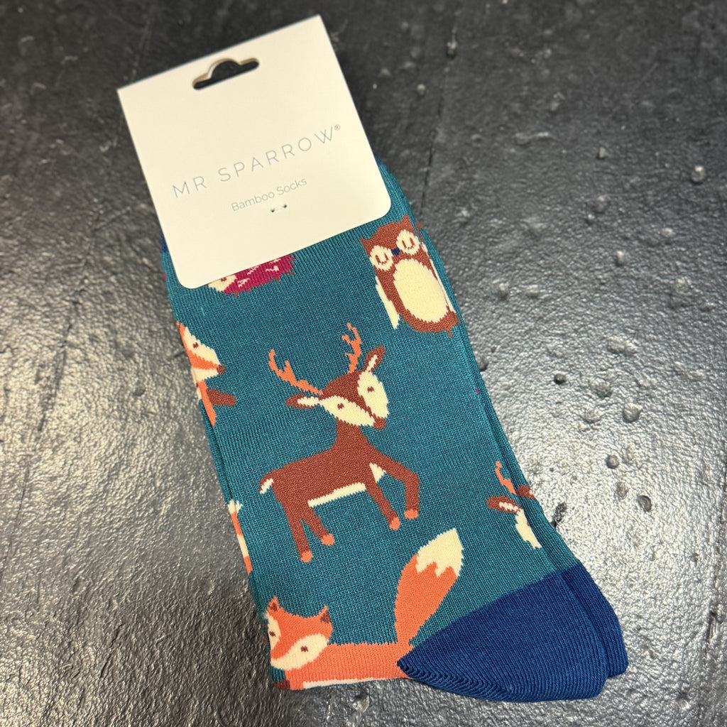 Gents Socks - Woodland Animals