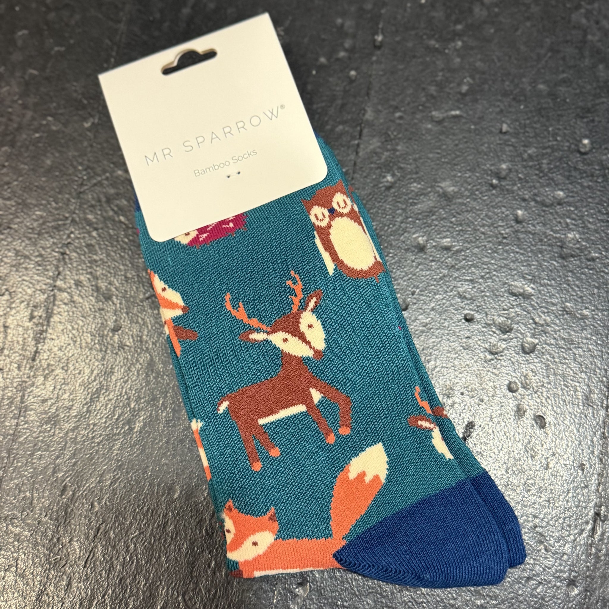 Gents Socks - Woodland Animals