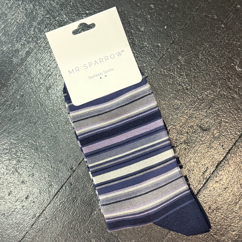 Mr Sparrow Mens Socks - Stripes