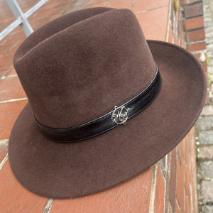 Christie’s Fur Felt Fedora - Chocolate Brown