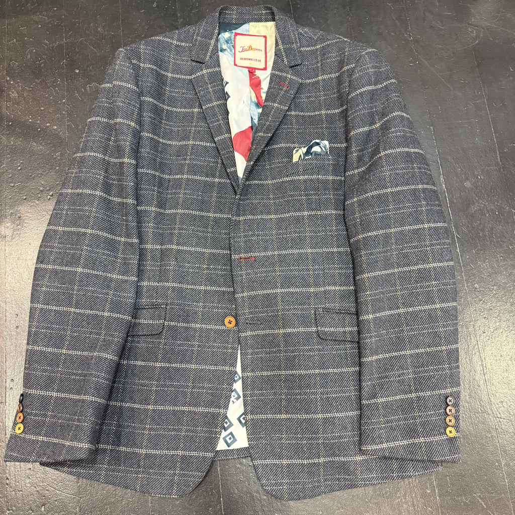 Gents Jacket Windowpane Check (48R)