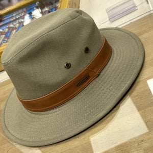 Stetson Olive Cotton Traveller Hat