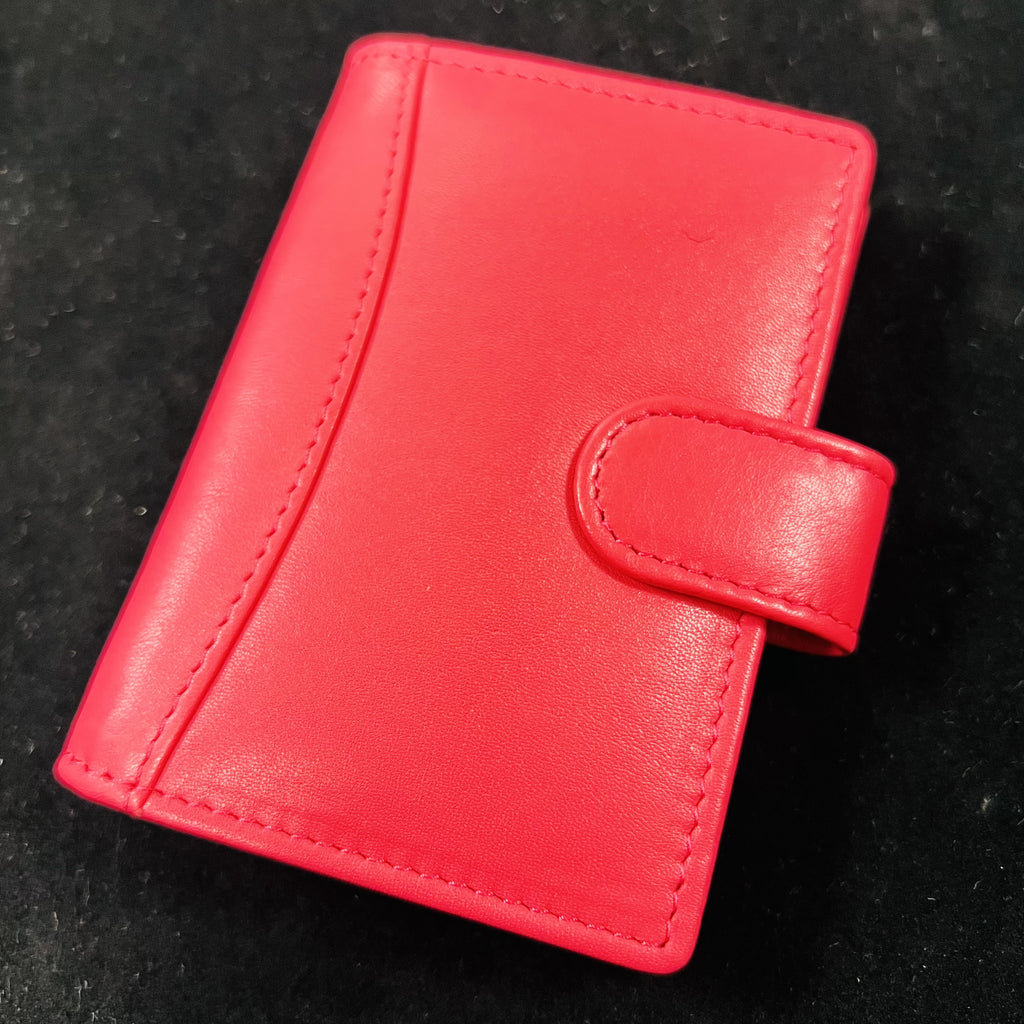 Genuine Marina Leather Mini Credit Card Holder