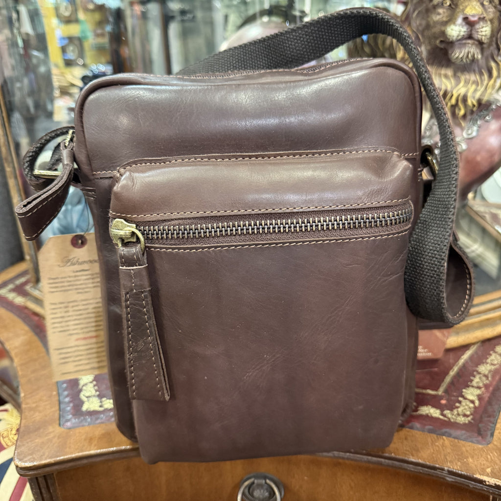 Jamie Waxed Leather Crossbody Bag