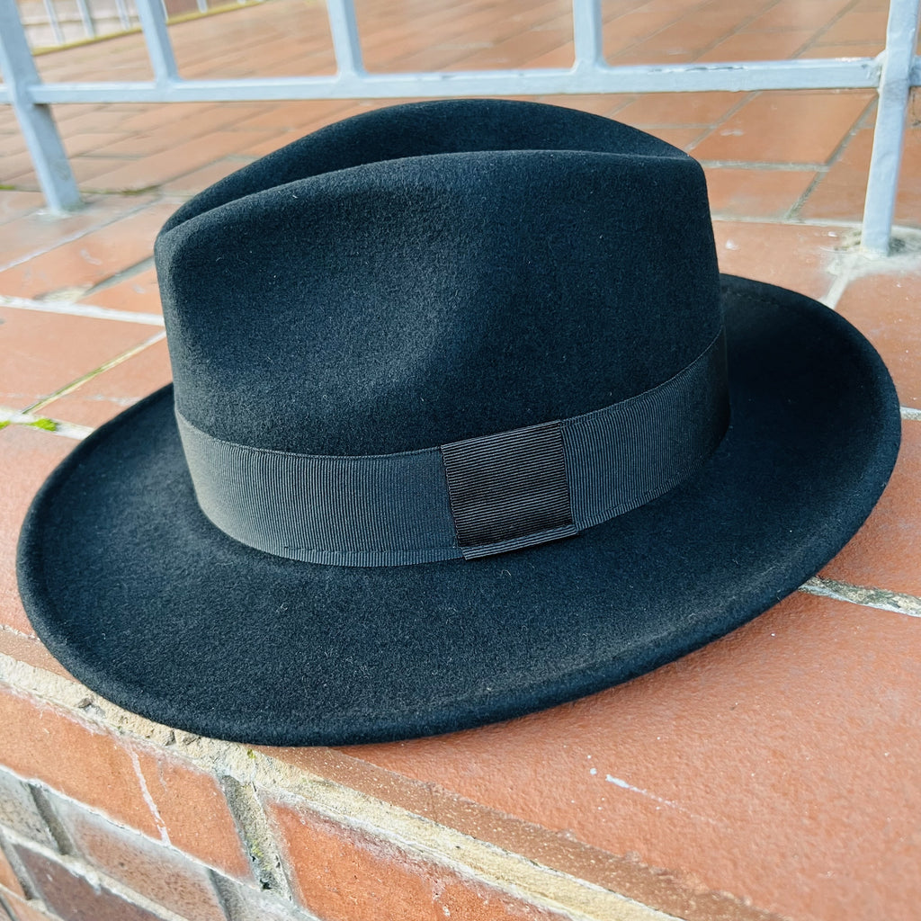 Benson Fedora Hat With Wide Band