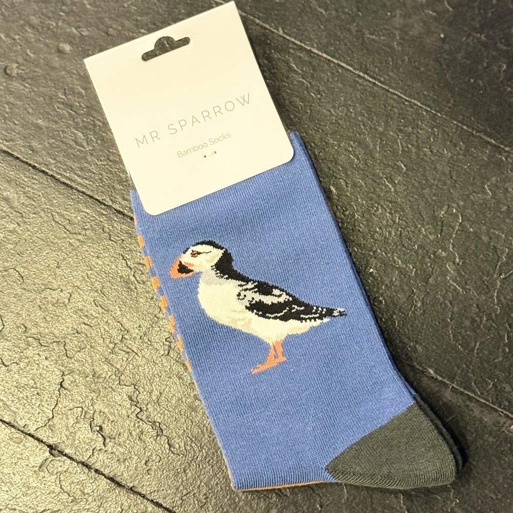 Mr Sparrow Gents Socks - Puffins