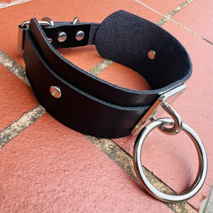 Double band collar with hoop