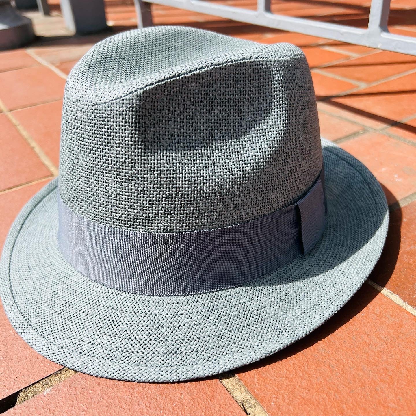 Paper Straw Trilby Hat